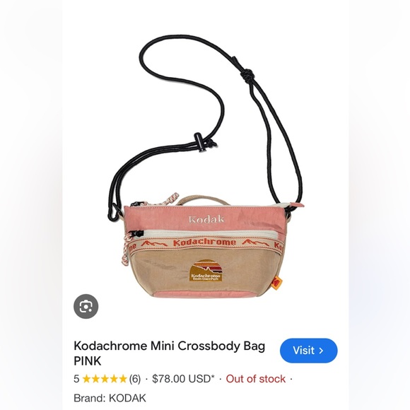 Kodachrome Mini Crossbody Bag PINK - Picture 2 of 6